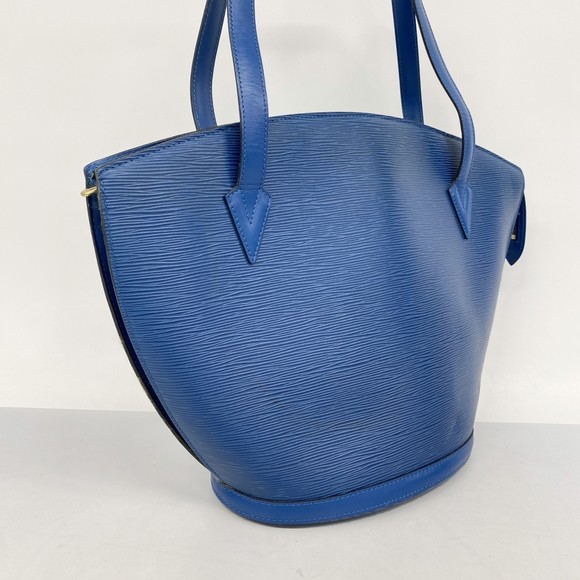 Louis Vuitton Bag Saint Epi Toledo Blue Shoulder Jacques - Picture 1 of 9